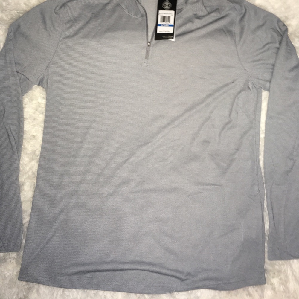 Under Armour Silver 1/4” ZipUp Hoodie Men’s XL,XXL - Picture 5 of 8